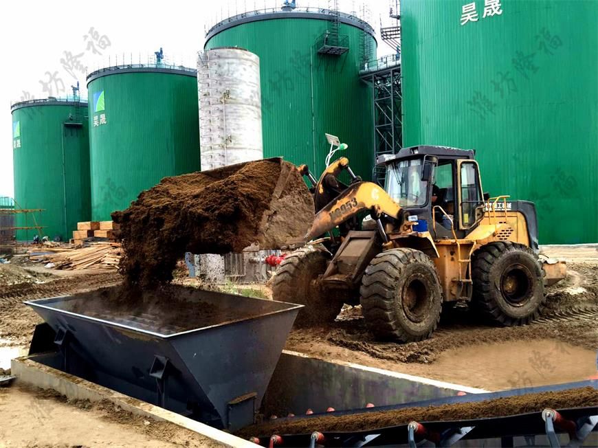时处理6立方沼渣（牛粪、猪粪、污泥、秸秆）—牛卧床—有机肥设备/有机肥生产线