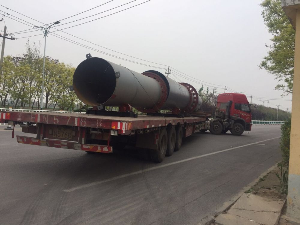 发往河北邯郸的有机肥设备