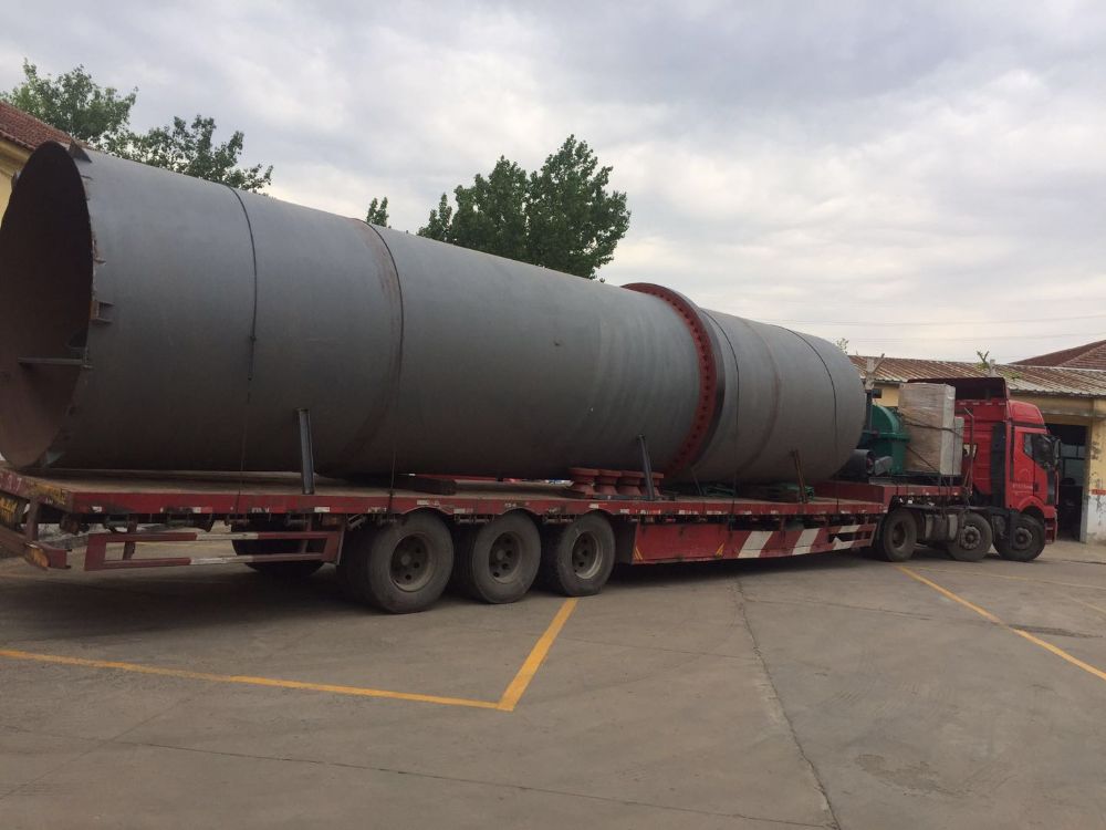 发往山东烟台的年产20万吨有机肥设备